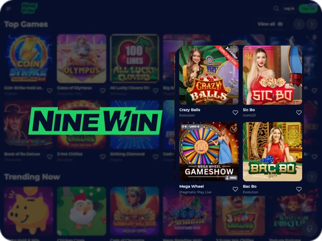 Nine WIn Live Games
